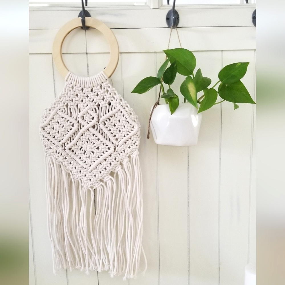 NWT Forever 21 Macrame Handbag Purse